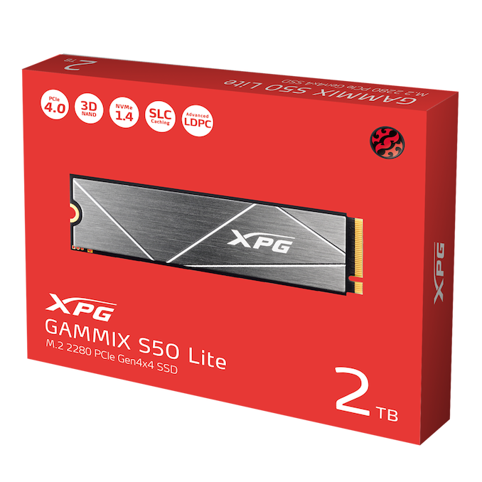 威刚发布Gammix S50 Lite：面向笔记本电脑的PCIe 4.0 NVMe SSD