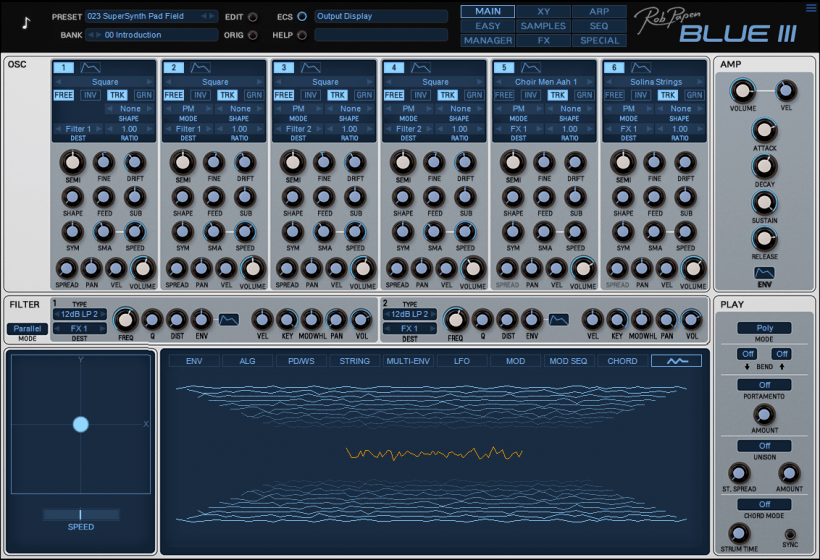 Rob Papen 发布 BLUE-III 合成器、RevSane 混响和 eXplorer-8